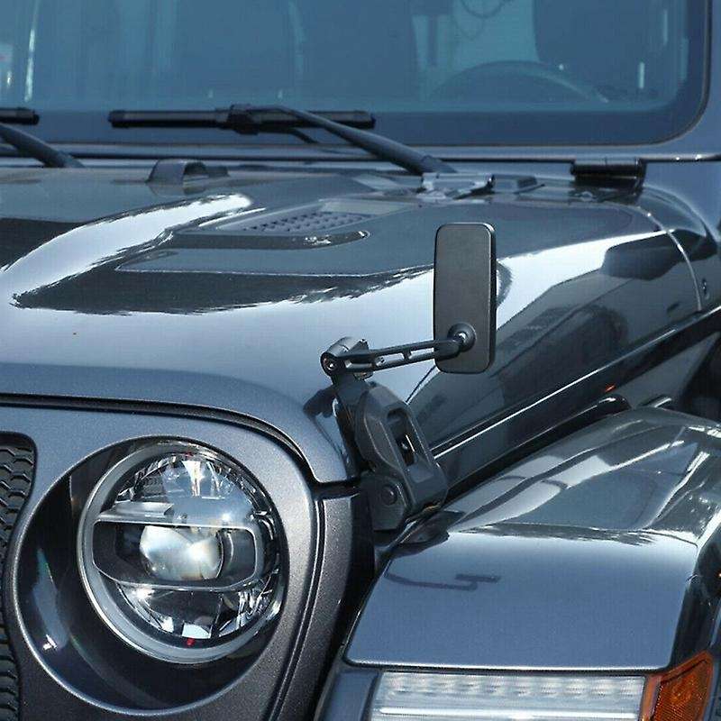 Wide Angle Hood Catch Blind Spot Mirror for 2018-2021