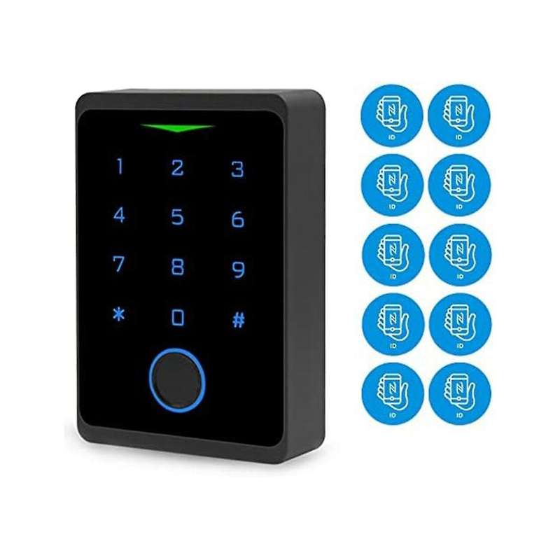 Wifi Access Control Keypad,fingerprint Controler,125khz Card,door Lock Opener, App Door Keypad,remo