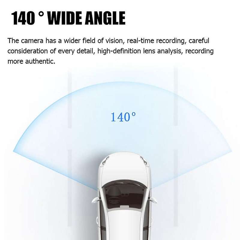 WIFI Dash Cam 1080P Full HD DVR Camera APP Control Video Recorder 140 Degree Wide Angle USB Driving