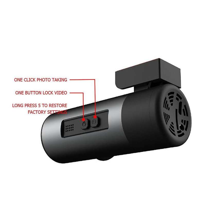 WIFI Dash Cam 1080P Full HD DVR Camera APP Control Video Recorder 140 Degree Wide Angle USB Driving