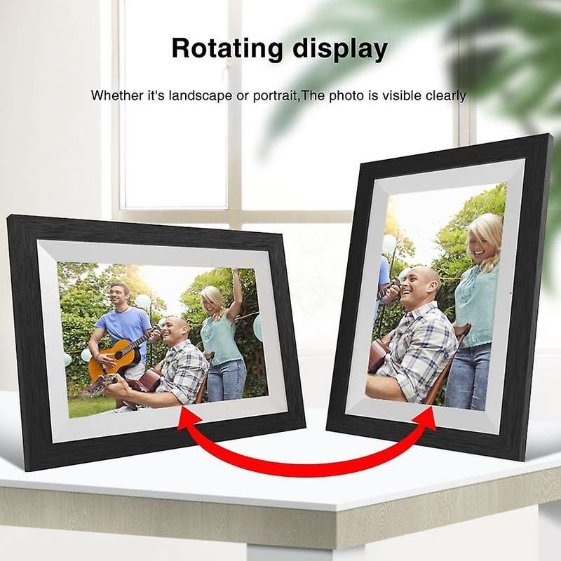 WiFi 10.1 Inch Digital Picture Frame with 800X1280 HD Press Screen Display,Share Photos From Frameo