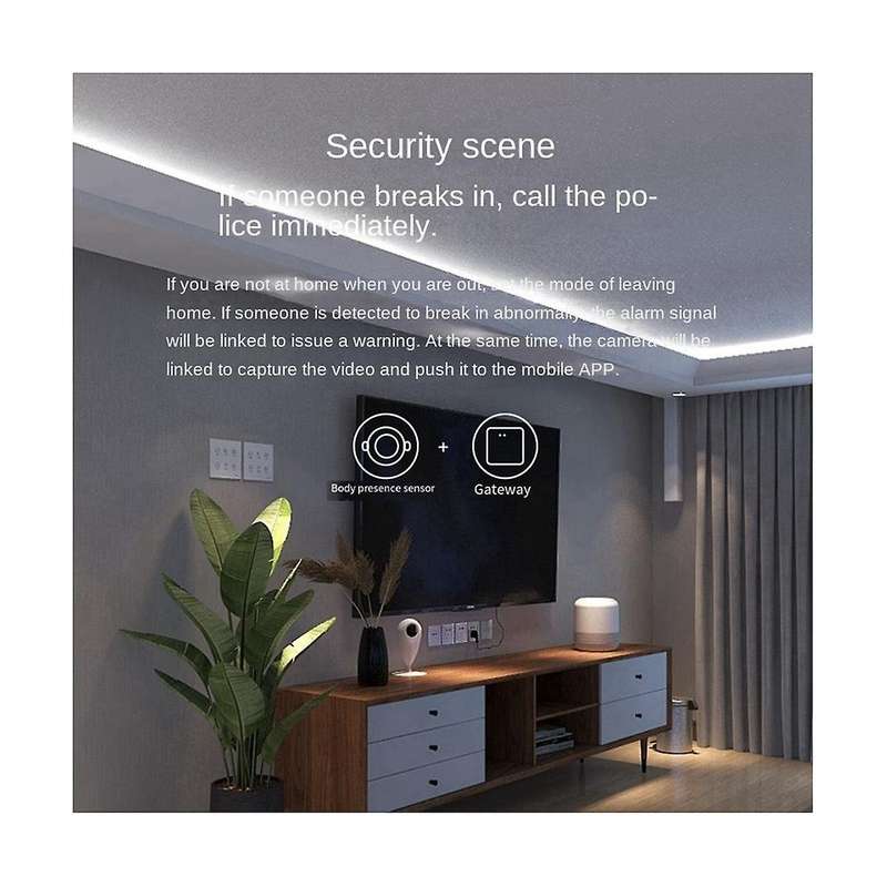 WiFi Smart Human Presence Sensor Human Motion Sensor with Luminance MicroWave Radar Detection for Ho