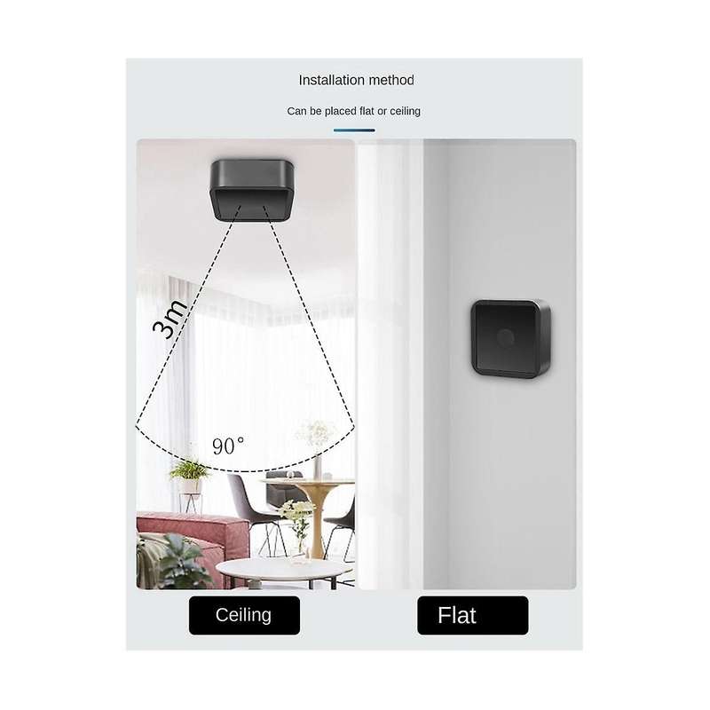 WiFi Smart Human Presence Sensor Human Motion Sensor Millimeter-Wave Radar Detection PIR Motion Sens
