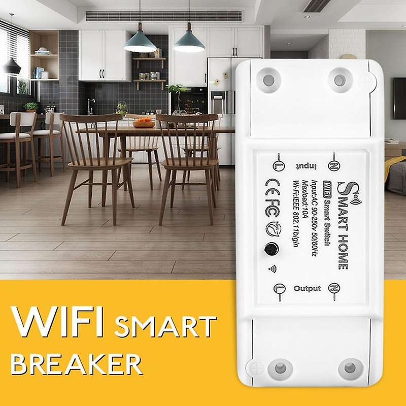 WiFi Wireless Smart Switch with RF Receiver for Smart Home, No Hub Required, Support DIY Module. (2-