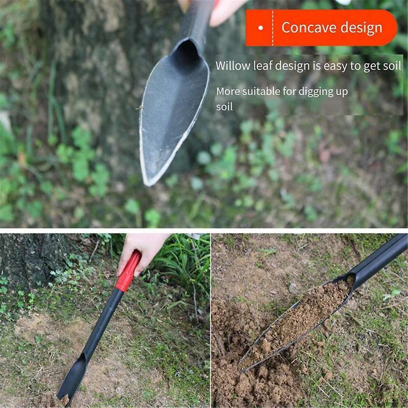 Willow Shovel Blade-Shaped Garden Shovel Pointed Hand Shovel Gardening Tools are Suitable for Garden