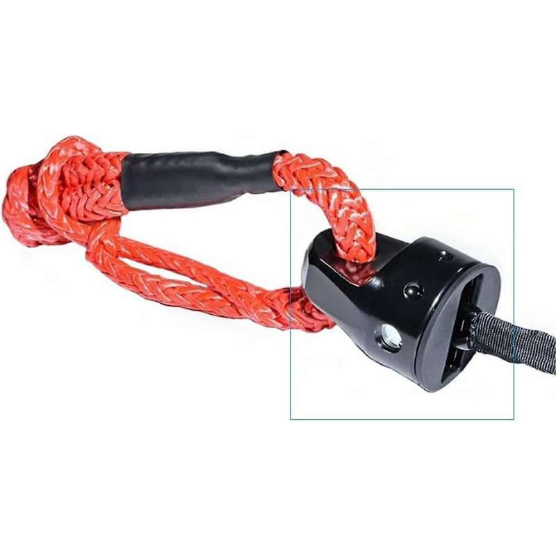 Winch Hook Shackle Mount 33000LBS Load for ATV UTV SUV, Aluminum Winch Shackle Mount, Towing Hook Mo