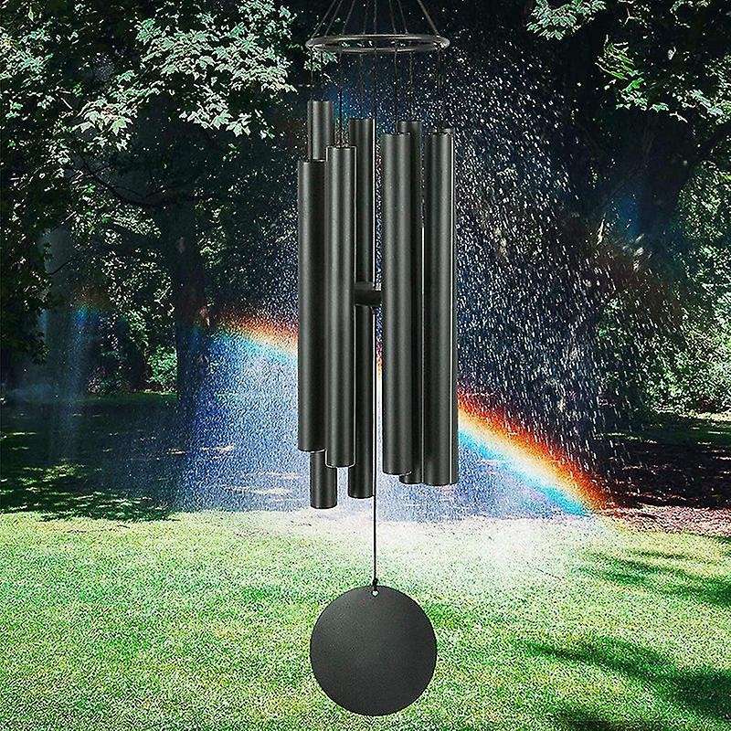 Wind Chimes Outdoors Large Deep Tone, Memorial Wind Chimes for Outside & 8 Tuned Tubes, Sympathy Win
