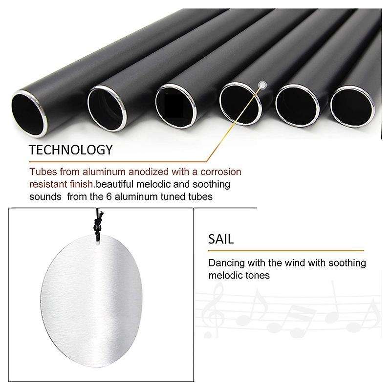 Wind Chimes Outdoor Large Deep Tone 36 Inch for Outside Tuned Relaxing Soothing Low Bass,Memorial Wi