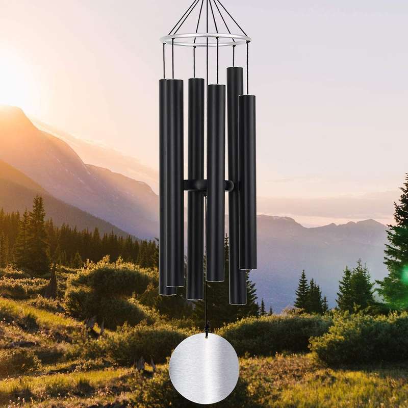Wind Chimes Outdoor Large Deep Tone 36 Inch for Outside Tuned Relaxing Soothing Low Bass,Memorial Wi