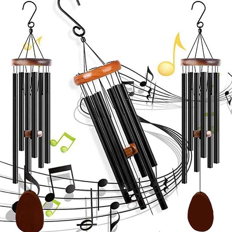 Wind Chimes for Outside, Windbell Aluminum Tubes Wind Chimes Serenity Bells for Outdoor Home Garden