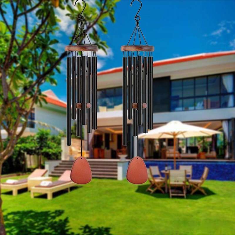 Wind Chimes for Outside, Windbell Aluminum Tubes Wind Chimes Serenity Bells for Outdoor Home Garden