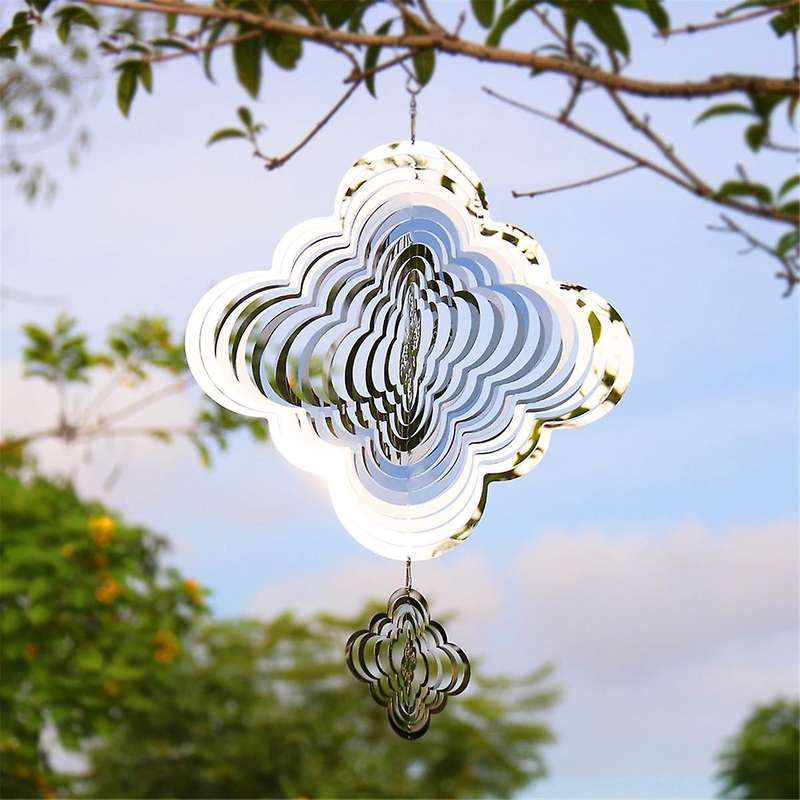 Wind Chimes with Mini Wind Spinner, Gifts for Women, Outdoor Hanging Decor Clearance for Garden, Pat