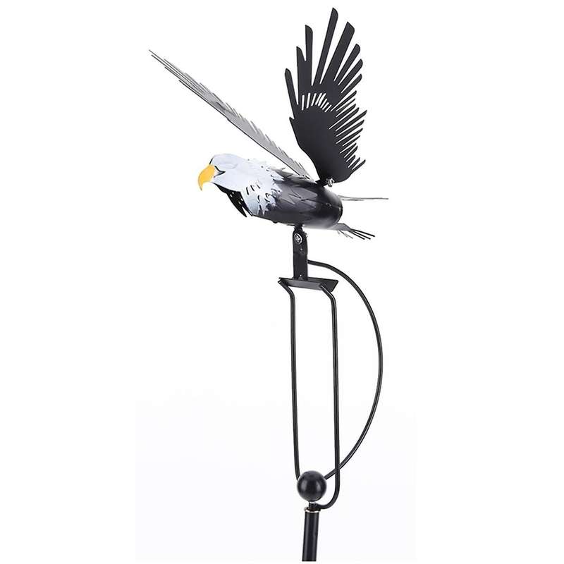 Wind Spinners for and Garden Rocking Eagle Decorations, Outdoor Metal Windmills Lawn Ornaments Wind