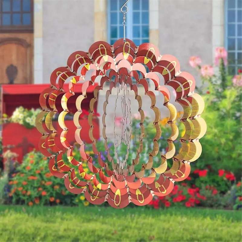 Wind Spinners Outdoor Kinetic Wind Sculpture Decorative Small Angel Metal Sculptures for Yard Garden