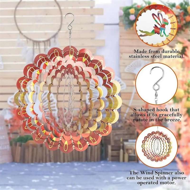 Wind Spinners Outdoor Kinetic Wind Sculpture Decorative Small Angel Metal Sculptures for Yard Garden