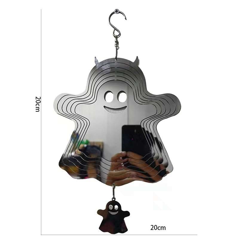 Wind Spinners Outdoor Hanging Decor, Durable Metal Sublimation Wind Spinner Blanks Kinetic Sculpture
