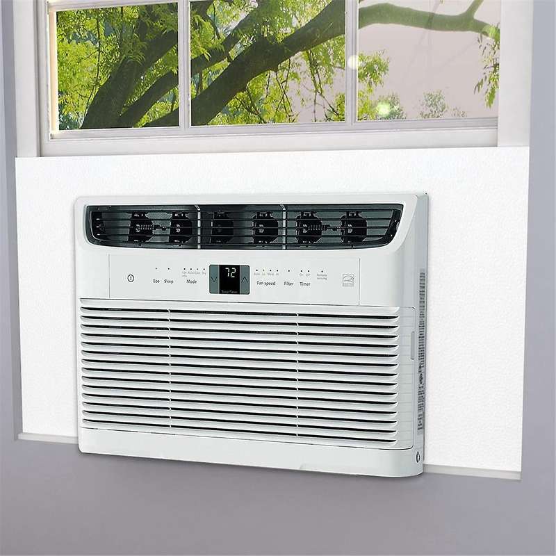 Window Air Conditioner Side Panels with Frame, Adjustable Insulation AC Side Panel for BTU Window AC
