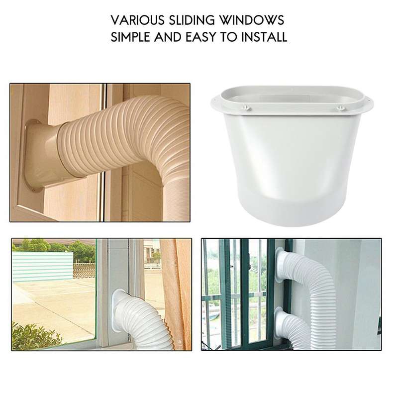 Window Adaptor Connector Exhaust Hose Compatible Air Conditioner Kit Plate