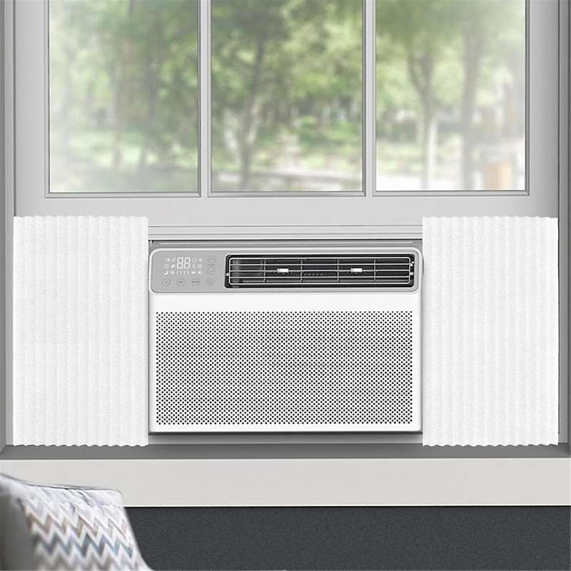 Window Air Conditioner,Side Insulated Foam Panel, Heat and Draft Insulating,Two-Piece Panels Window