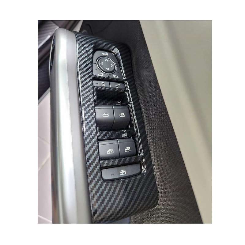 Window Glass Lifting Switch Panel Cover Decoration Sticker for Atto 3 Yuan Plus 2022 2023 Rhd Acces