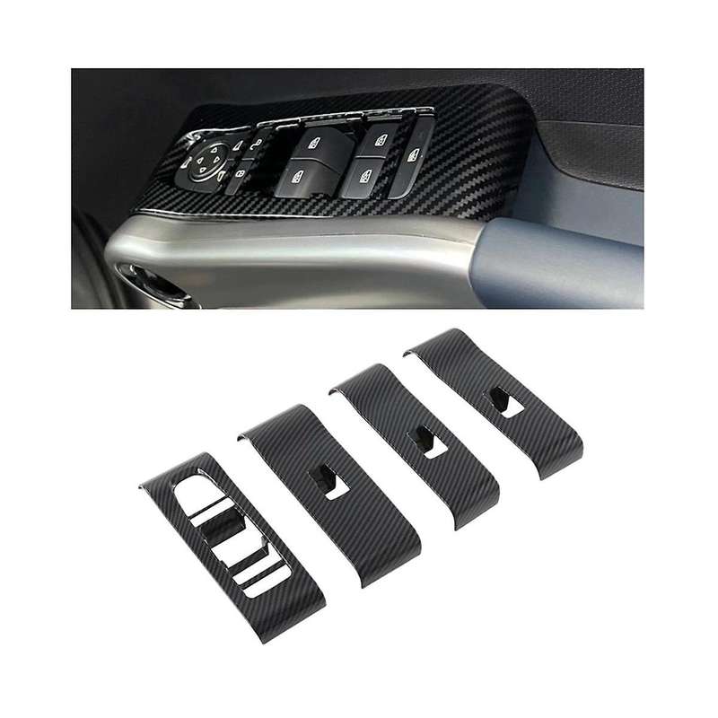 Window Glass Lifting Switch Panel Cover Decoration Sticker for Atto 3 Yuan Plus 2022 2023 Rhd Acces