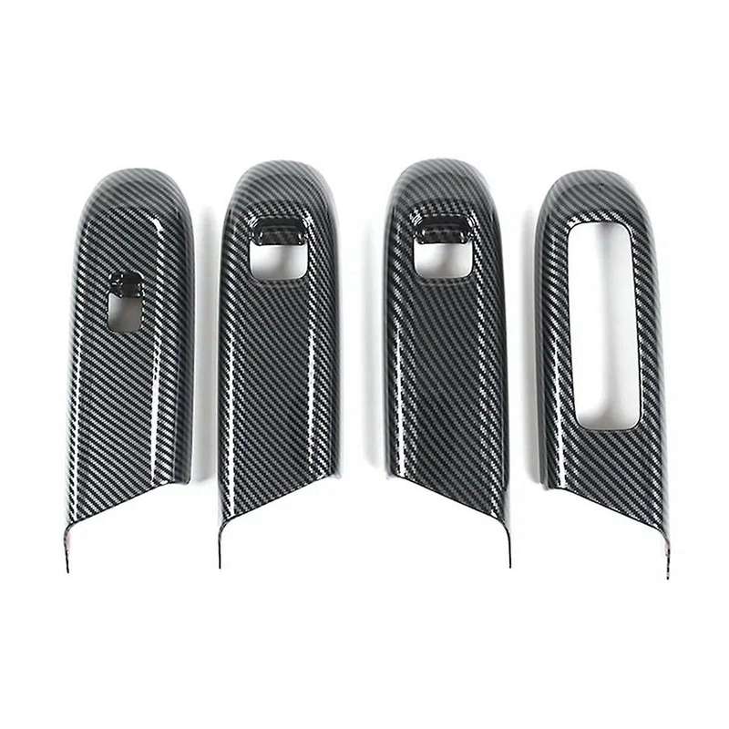Window Glass Lift Switch Frame Cover Tirm for E Class W214 2024 Interior Accessories Carbon Fiber