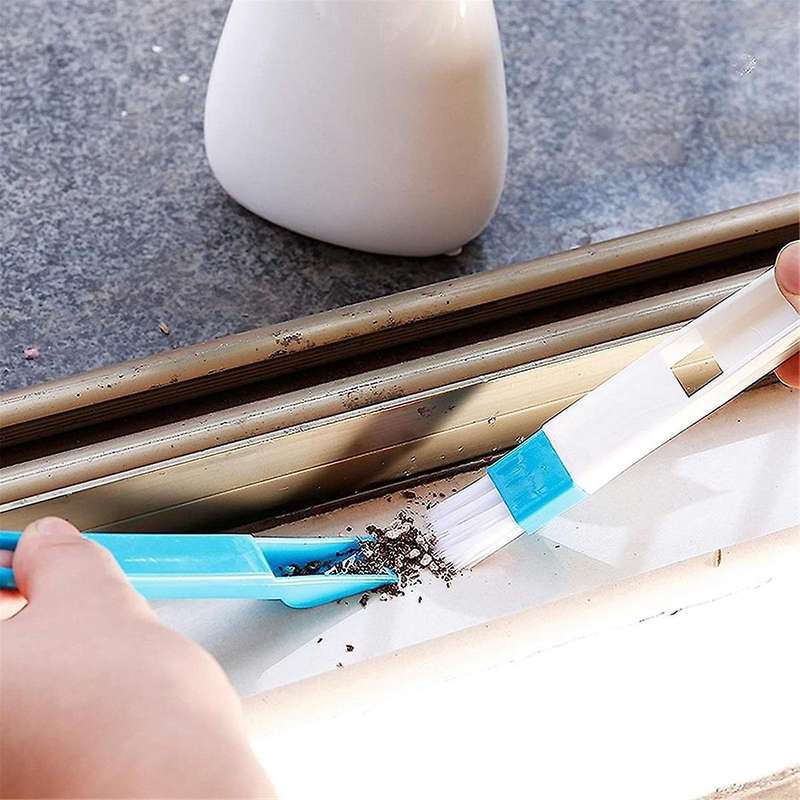Window Groove Cleaning Brushs,hand- Crevice Cleaning Tools,window Or Sliding Door Track Cleaner Sma