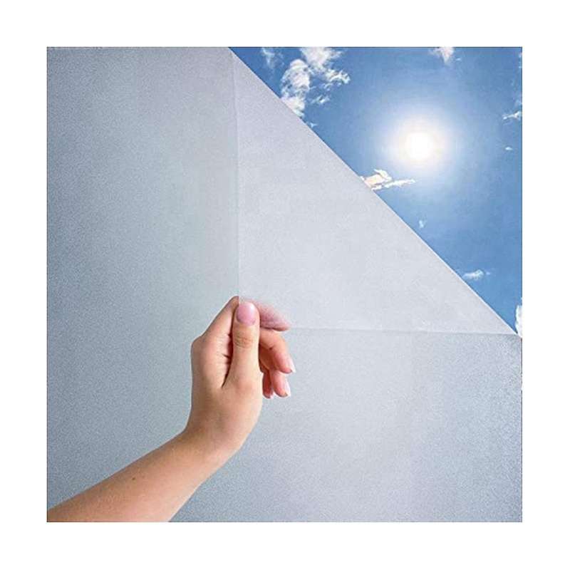 Window Film, Self-adhesive, Opaque, Privacy Film with Static Adhesion, Frosted Glass Film