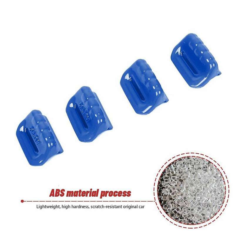 Window Lift Switch Adjust Button Cover Trim ABS Interior Accessories for JL JT 2018-2021 (Blue)