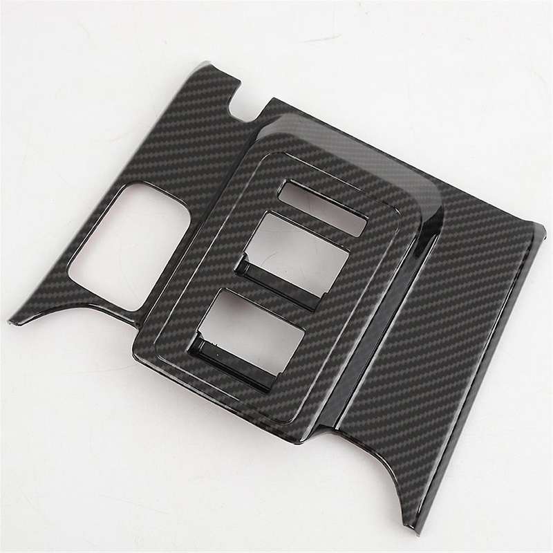 Window Lift Switch Control Panel Cover Trim for 2021-2024 Accessories Carbon Fiber