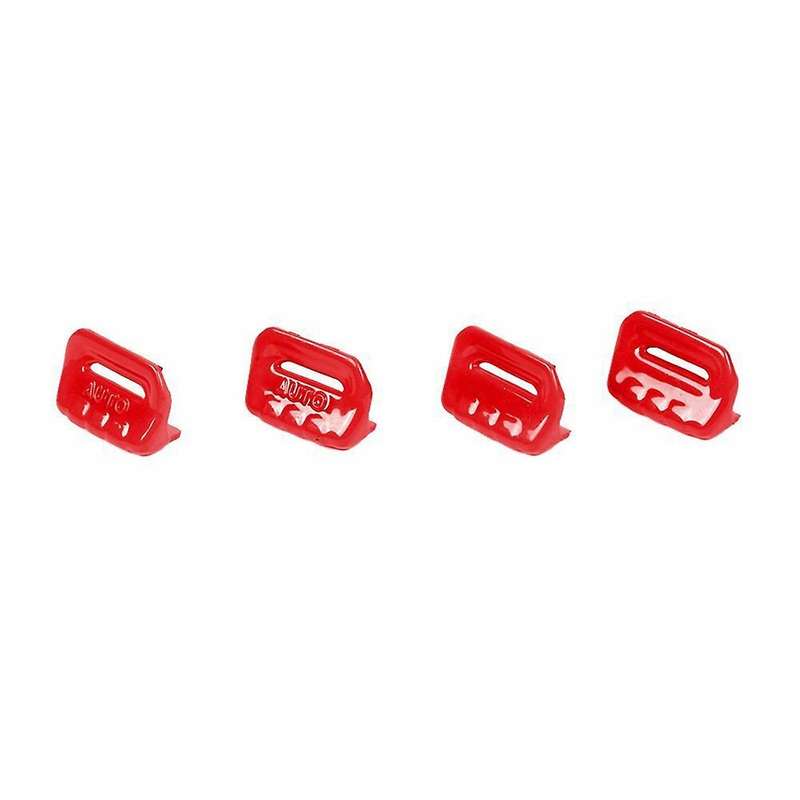 Window Lift Switch Adjust Button Cover Trim ABS Interior Accessories for JL JT 2018-2021 (Red)