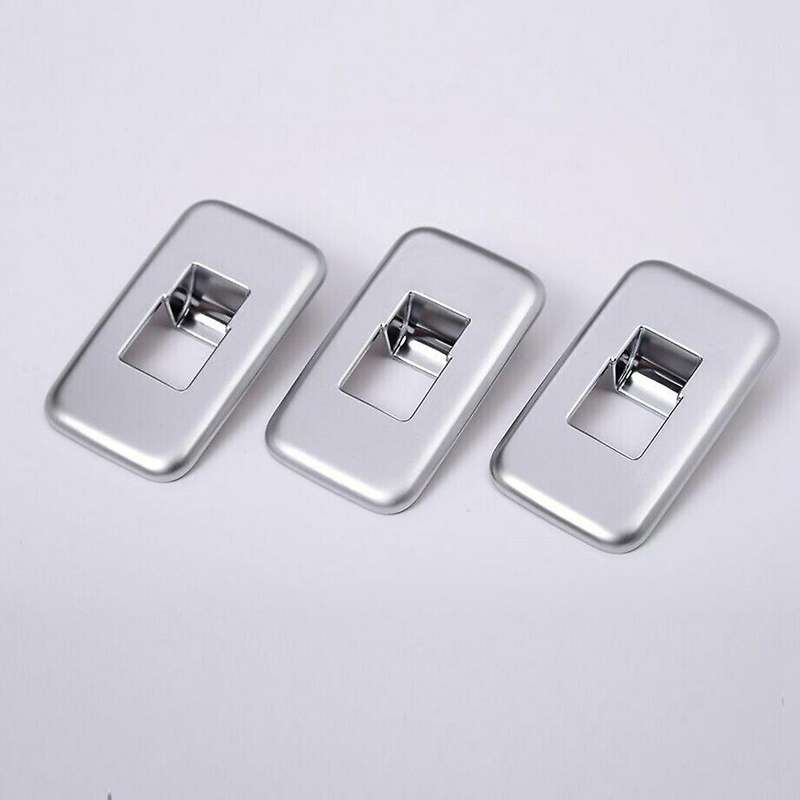 Window Lift Switch Frame Cover Trim for Land Sport 2014-2016 Plastic Chrome