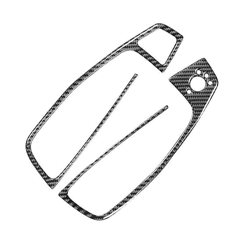 Window Lift Switch Button Cover Sticker Trim Carbon Fiber for A6 2012 2013 2014 2015 2016 2017 2018