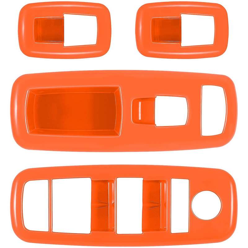 Window Lift Switch Trim Button Panel Cover Trims for 2011-2021 Charger Durango for 2010-2017 RAM (Or