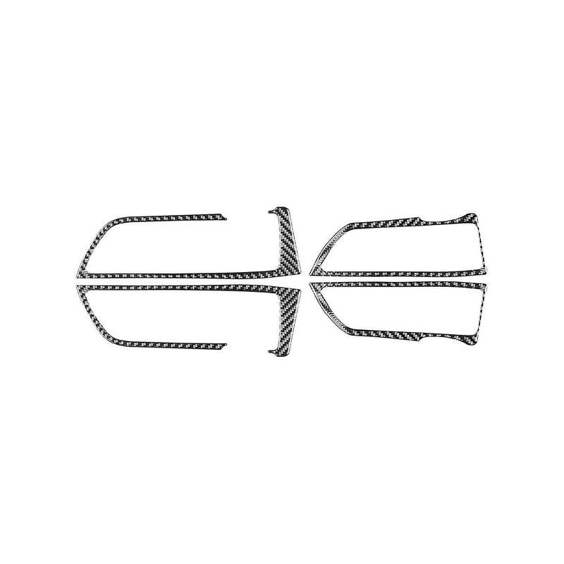 Window Lifting Switch Cover Trim Sticker Decoration Carbon Fiber for Q5 2018-2023 Interior Accessor