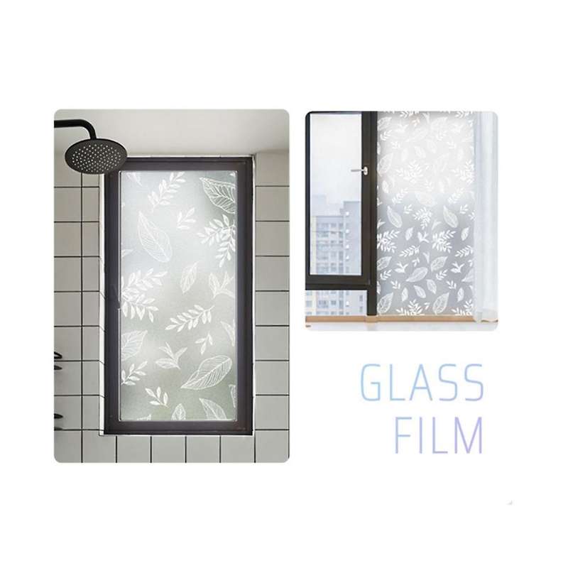 Window Stickers Window Film for Privacy Frosted Window Film Perfect for Bathroom Livingroom and Offi
