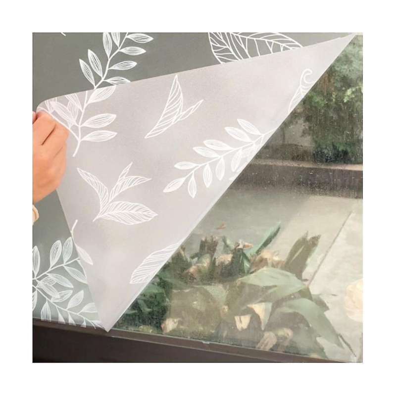 Window Stickers Window Film for Privacy Frosted Window Film Perfect for Bathroom Livingroom and Offi