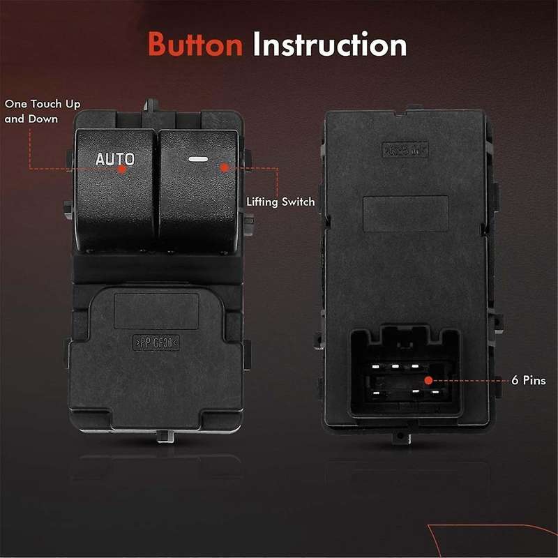 Window Switch 7C3Z14529BA for F250 F350 F450 F550 E150 E250 E350 Super Duty,