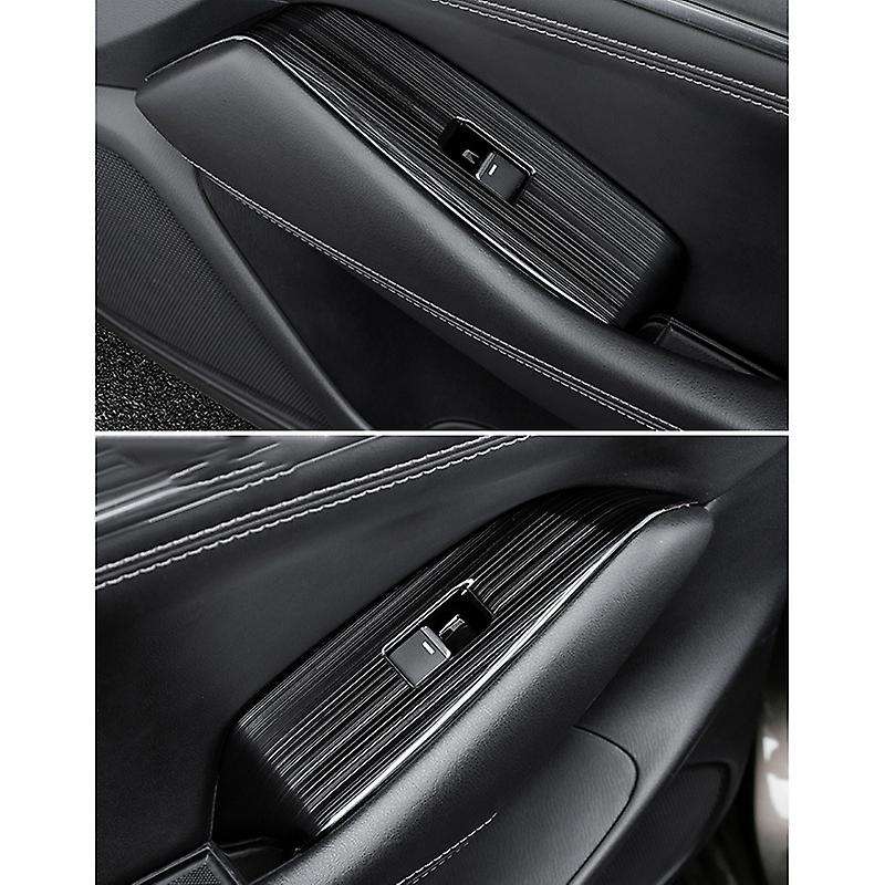 Window Switch Panel Adjust Cover Trim Stickers Strips Garnish Decoration for 6 Atenza 6 2019 2020