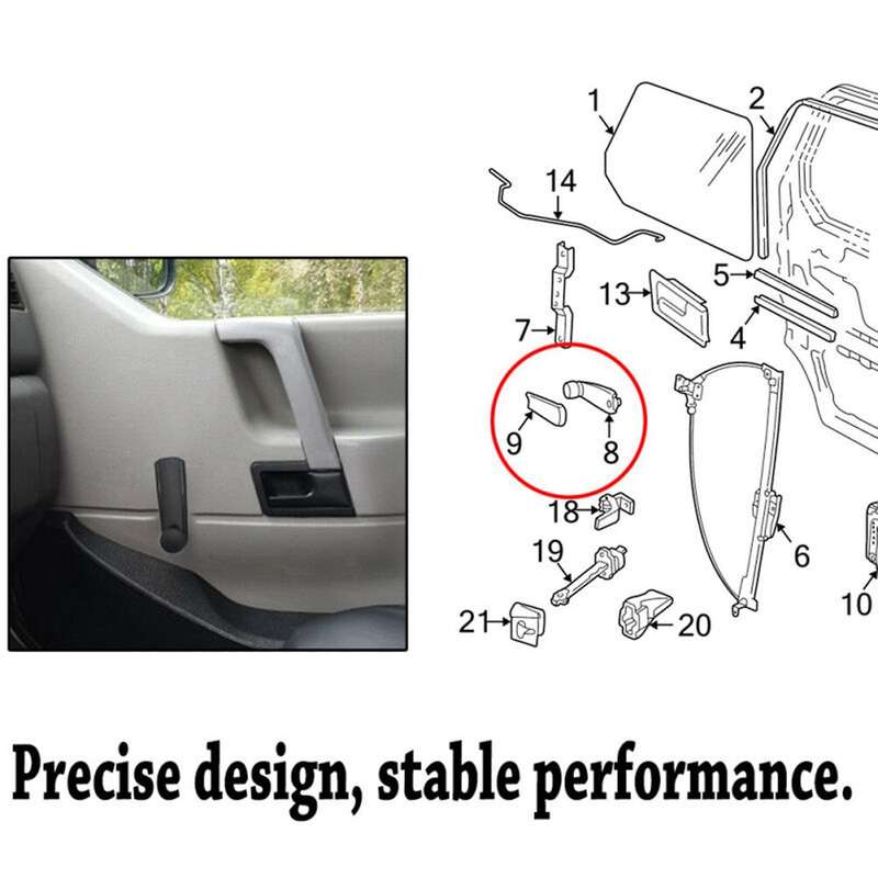 Window Winder Crank Handle Regulator Cover 357837581 for T4 1990-1994 Transporter Carrado 1984-1992