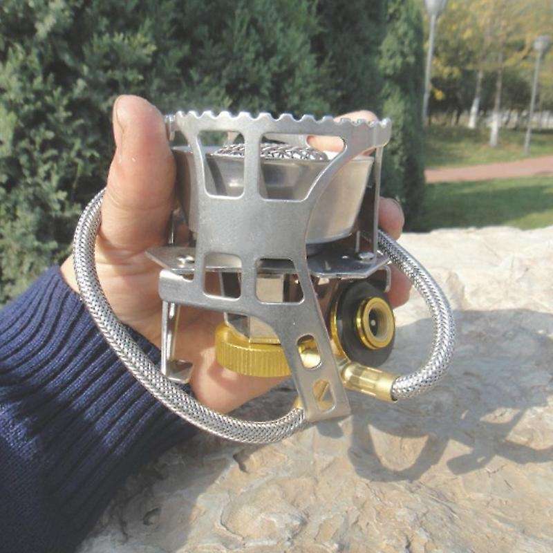 Windproof Gas Stove Foldable Camping Stove Picnic Burners Outdoor Gas Stove Cooking Backpacking Hiki