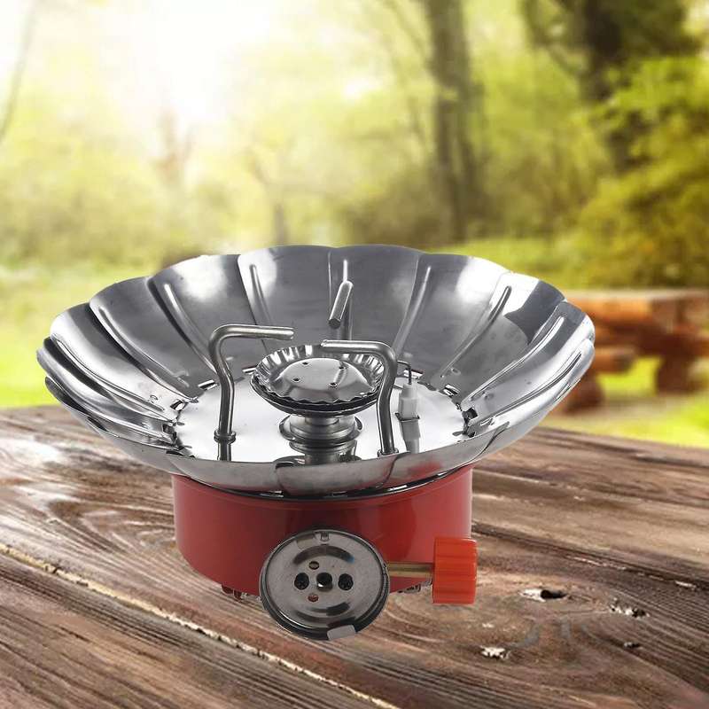 Windproof Stove Cooker Cookware Gas for Camping Picnic Cookout Bbq