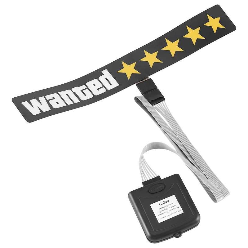 Windshield Electric Wanted Car LED Reflective Stickers Car Window Sticker Glow Panel Decoration Acc