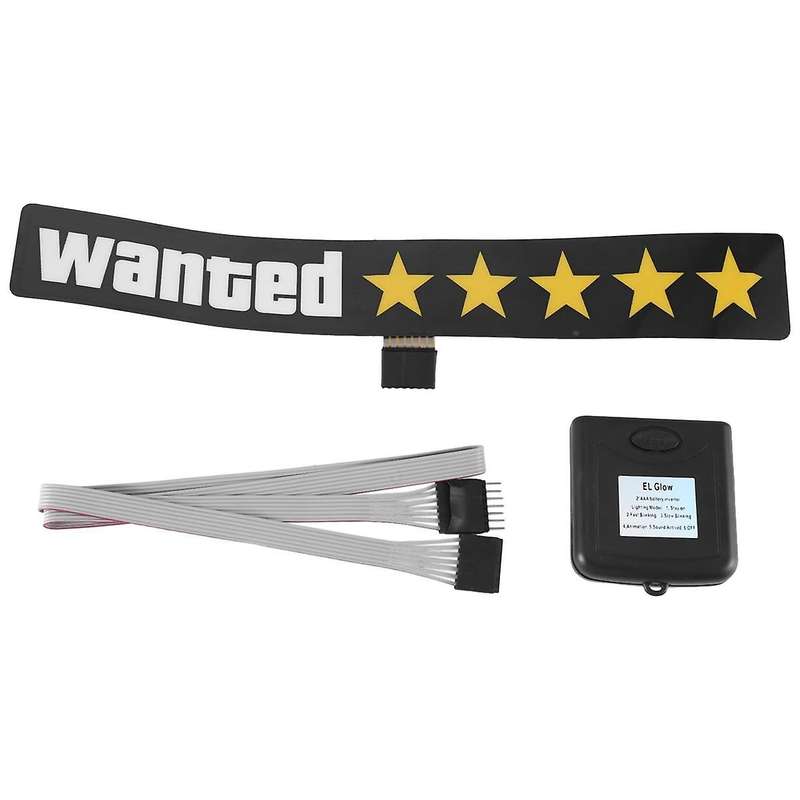 Windshield Electric Wanted Car LED Reflective Stickers Car Window Sticker Glow Panel Decoration Acc