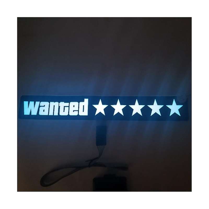 Windshield Electric Wanted Car LED White Window Stickers for JDM Glow Panel Decoration Accessories