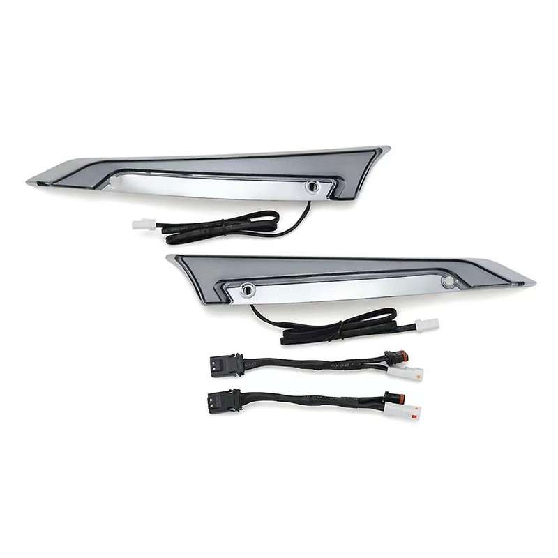 Windshield Trim Lights Windscreen Fairing Led Turn Signals Running Light for Road Glide Models - Si