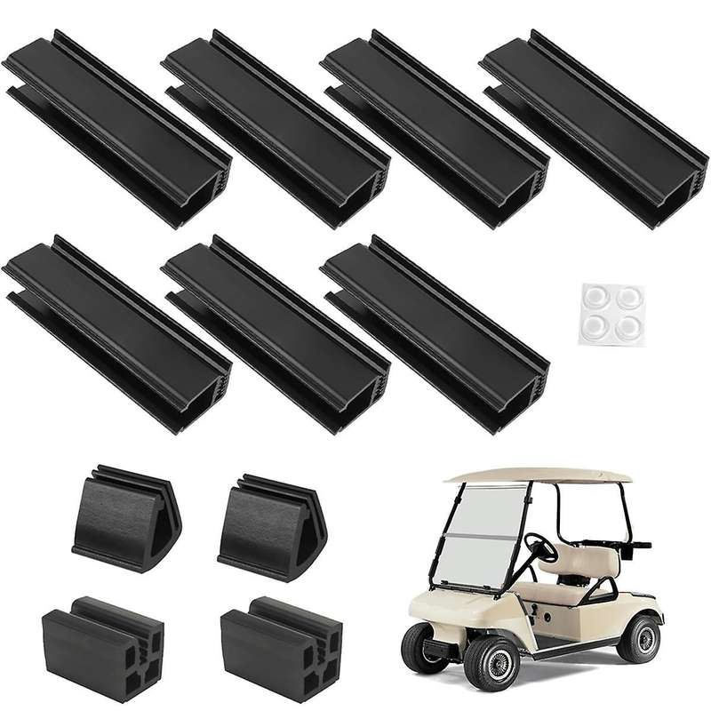 Windshield Retaining Clips Kit, Golf Cart Windshield Mounting Sash Clips for DCS PDS 1994-2013 Repl