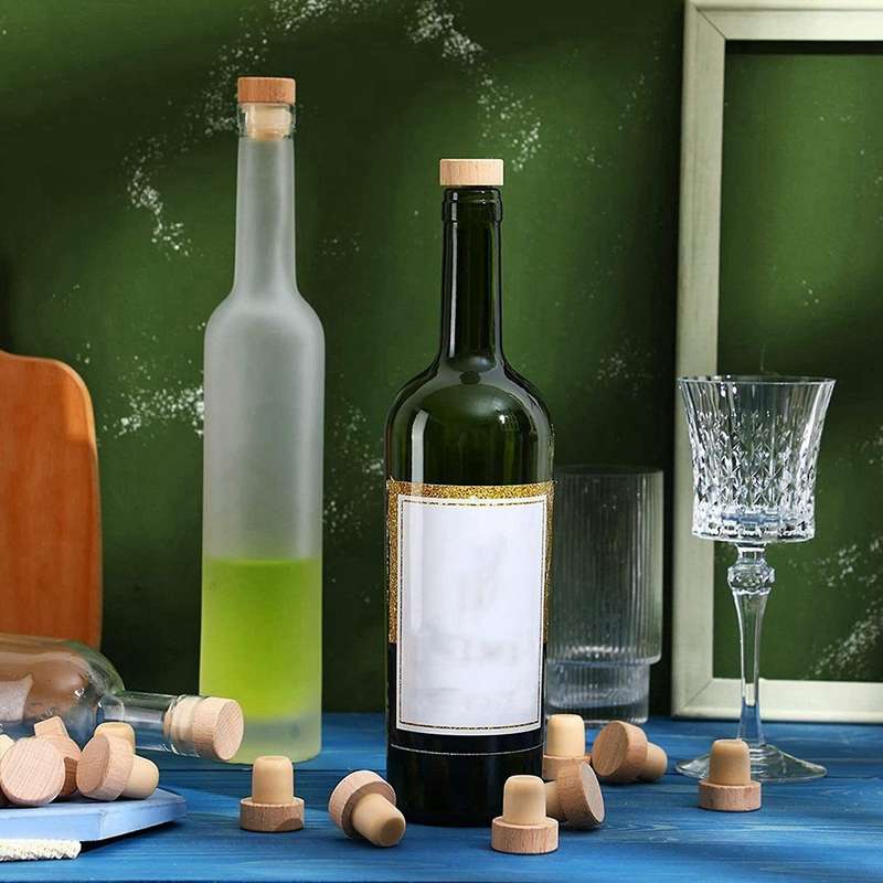 Wine Bottle Corks T Shaped Cork Plugs Compatible Wine Cork Wine Stopper Reusable Wine Corks Wooden a