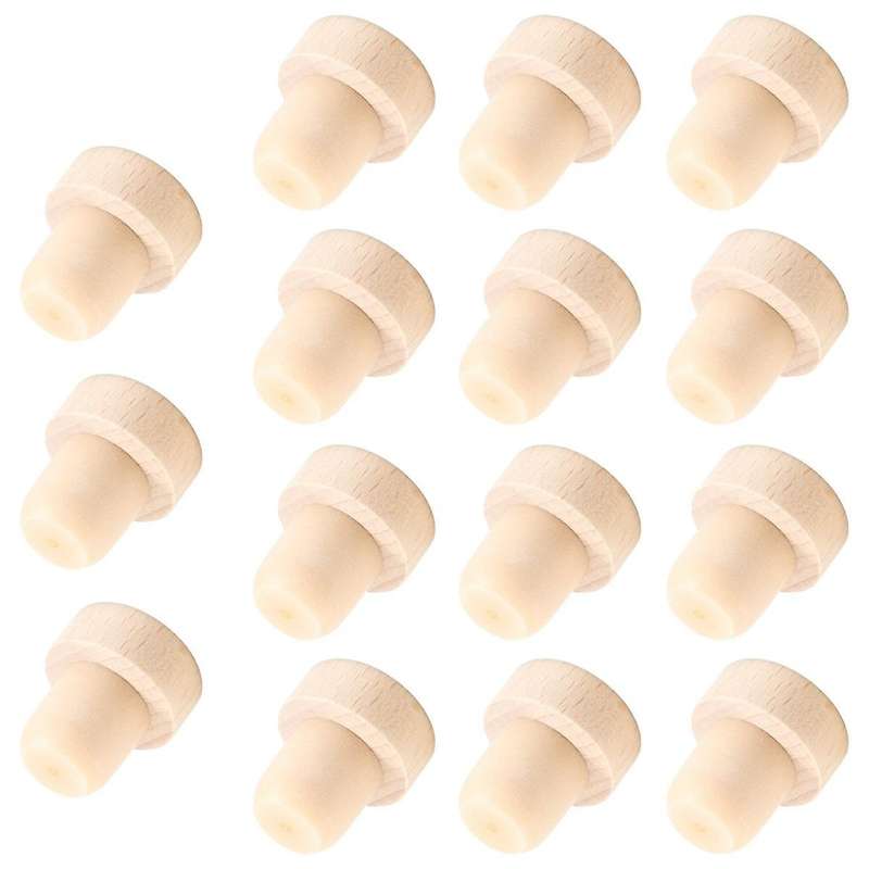 Wine Bottle Corks T Shaped Cork Plugs for Wine Cork Wine Stopper Reusable Wine Corks Wooden and Rub