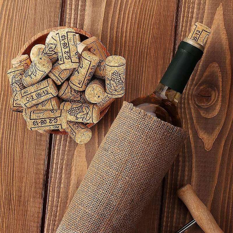 Wine Corks, Wooden Cork Wine Bottles Cork for Natural Corks for Wooden Wine Corks for Diy, Decorati